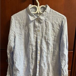Gap 100% Linen Shirt.